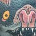 Tattoos - Bat face hand tattoo - 71892